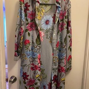 A beautiful floral dress shirt from SHEIN.